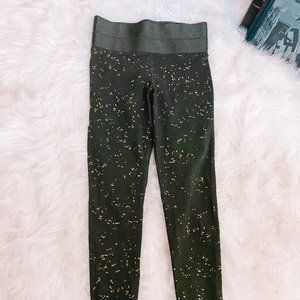 Champion Army Green/Metallic Workout Leggings